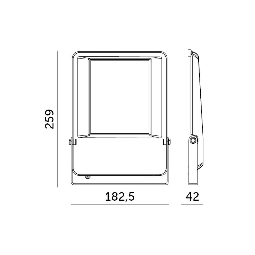 LED strålkastare för utomhusbruk LED/50W/230V 4000K 6500 lm IP65 IK06