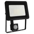 LED strålkastare för utomhusbruk med en sensor NOCTIS LUX 2 LED/30W/230V 4000K IP44 svart