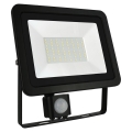 LED strålkastare för utomhusbruk med en sensor NOCTIS LUX 2 LED/50W/230V 6000K IP44 svart