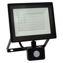 LED strålkastare för utomhusbruk med en sensor NOCTIS LUX 3 LED/50W/230V 4000K IP44 svart