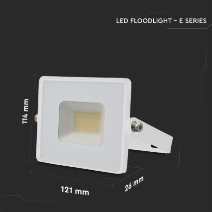LED strålkastare LED/20W/230V 4000K IP65 vit