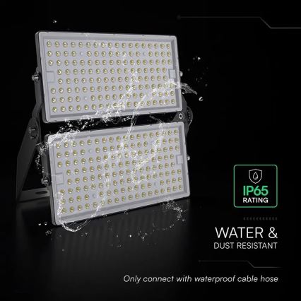 LED-strålkastare LED/500W/230V 4000K IP65 grå