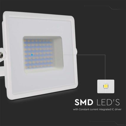 LED strålkastare LED/50W/230V 6500K IP65 vit