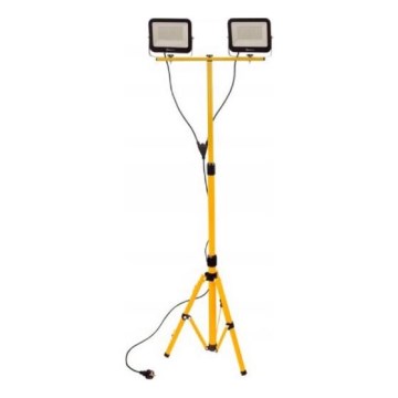 LED Strålkastare med ett stativ NOCTIS 2xLED/50W/230V 4000K IP65