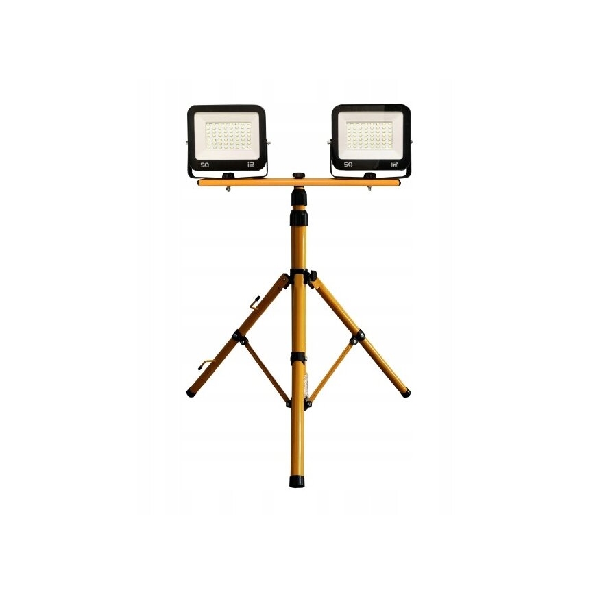 LED Strålkastare med ett stativ NOCTIS 2xLED/50W/230V 4000K IP65