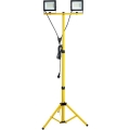 LED Strålkastare med ett stativ TIGRA 2xLED/50W/230V 4000K IP54 svart/gul