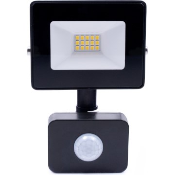 LED Strålkastare med sensor LED/10W/230V IP65 4500K