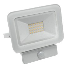 LED Strålkastare med sensor LED/20W/265V 1800lm vit IP65