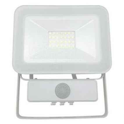 LED Strålkastare med sensor LED/20W/265V 1800lm vit IP65