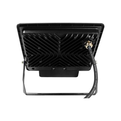 LED strålkastare med sensor LED/50W/230V 4000K IP65 svart