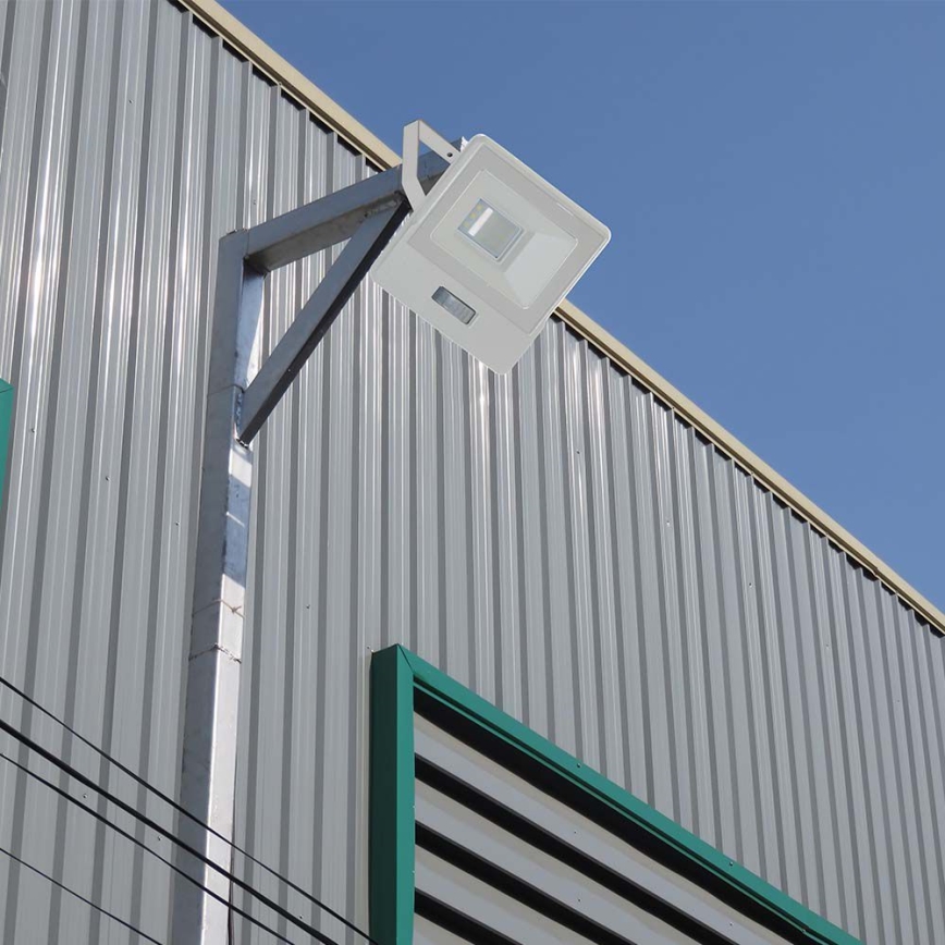 LED strålkastare med sensor LED/50W/230V 4000K IP65 vit
