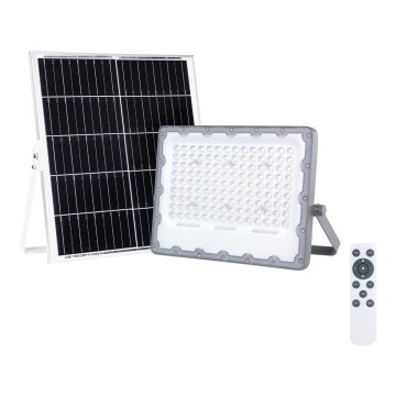 LED-strålkastare med solpanel FOCUS LED/100W/15000 mAh 3,2V 6000K IP65 + fjärrkontroll