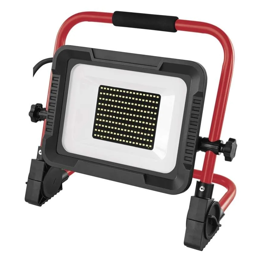 LED-strålkastare med stativ ELION LED/100W/230V 4000K IP65 röd/svart