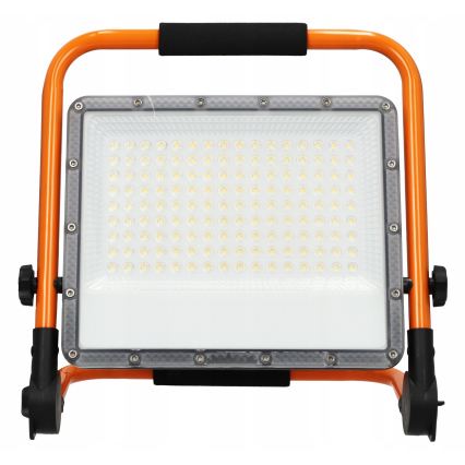LED-strålkastare med stativ LED/100W/230V 4500K IP65 orange