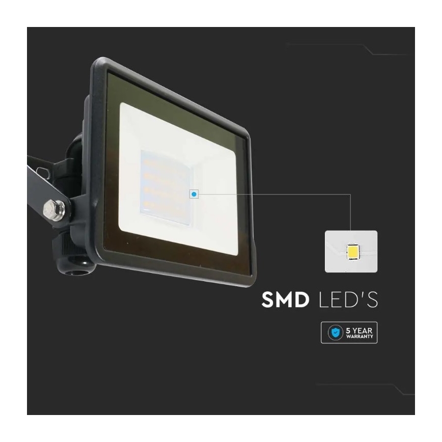 LED Strålkastare SAMSUNG CHIP LED/20W/230V IP65 6500K