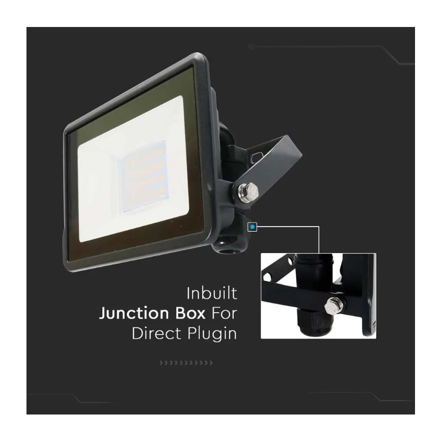 LED Strålkastare SAMSUNG CHIP LED/20W/230V IP65 6500K