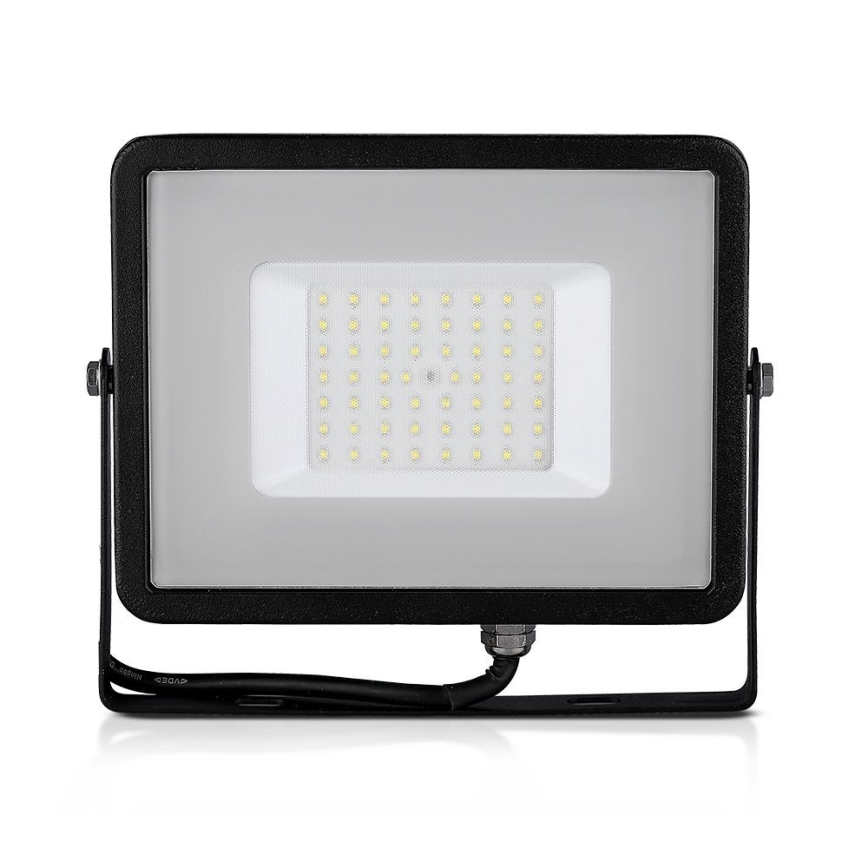 LED Strålkastare SAMSUNG CHIP LED/50W/230V 6500K IP65 svart
