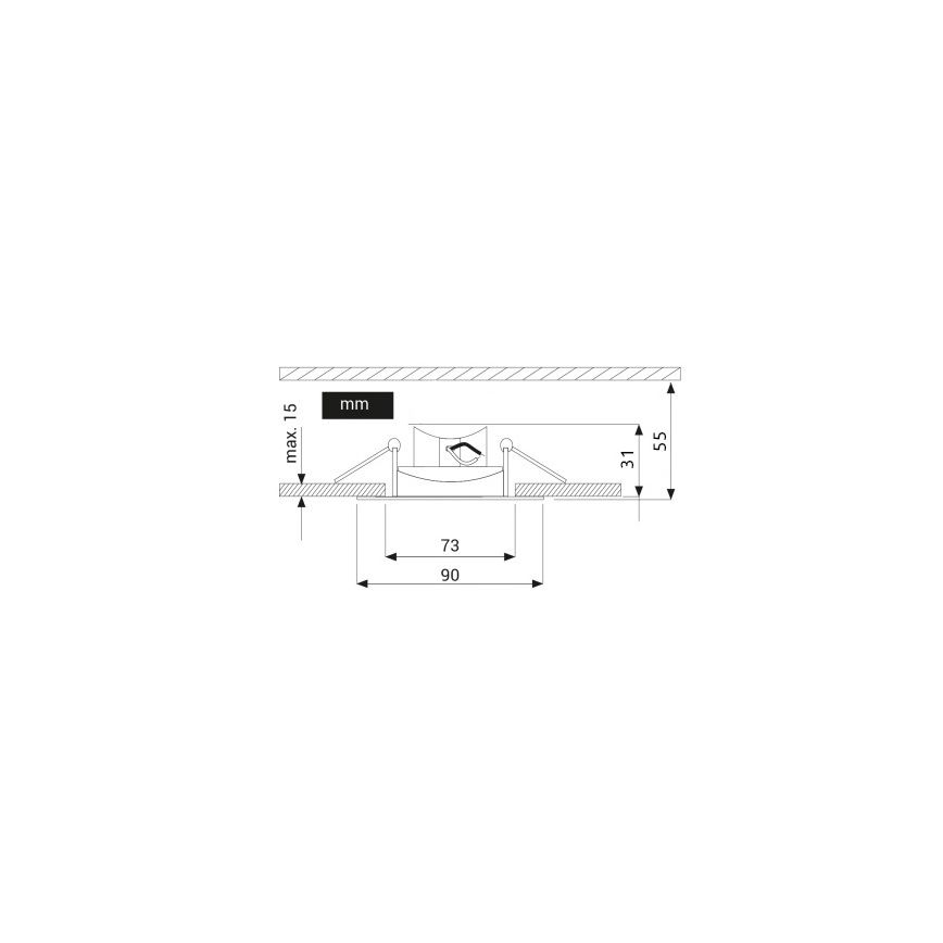LED Suspended tak belysning EYE LED/5W/100-250V 3000K