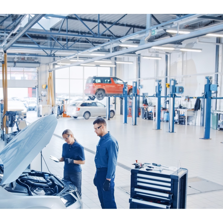 LED Teknisk lysrörsarmatur T8 2xG13/18W/230V 6500K IP65