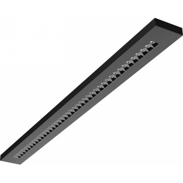 LED Tak- och pendellampa PLANK LED/20/30/40W/230V 2700/4000/6000K CRI 90 svart
