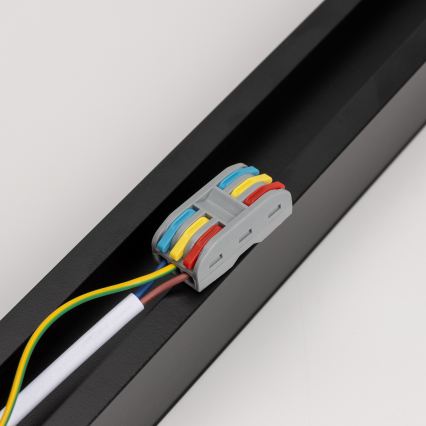 LED-taklampa ALLDAY BASIC 20/30/40W 230V 2700/4000/6000K 120 cm svart