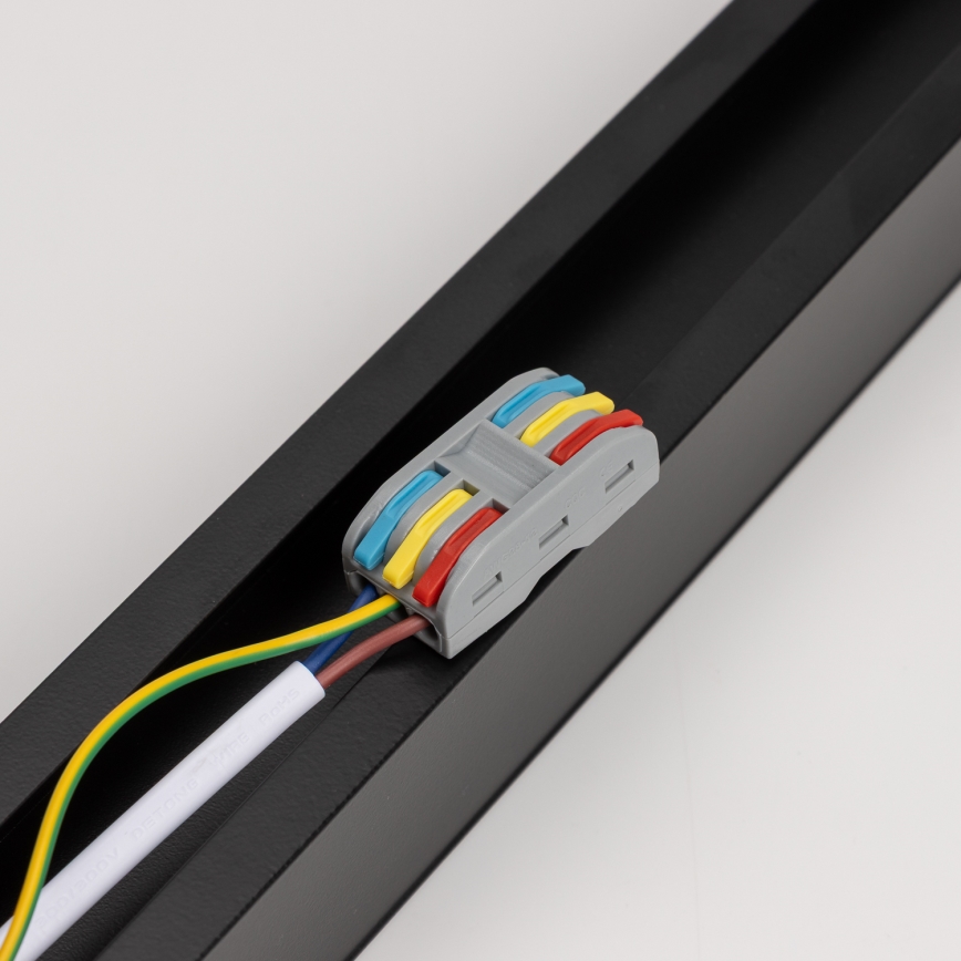 LED-taklampa ALLDAY BASIC 20/30/40W 230V 2700/4000/6000K 120 cm svart