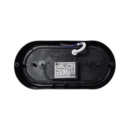 LED takarmatur för utomhusbruk LED/8W/230V 4200K IP64 svart