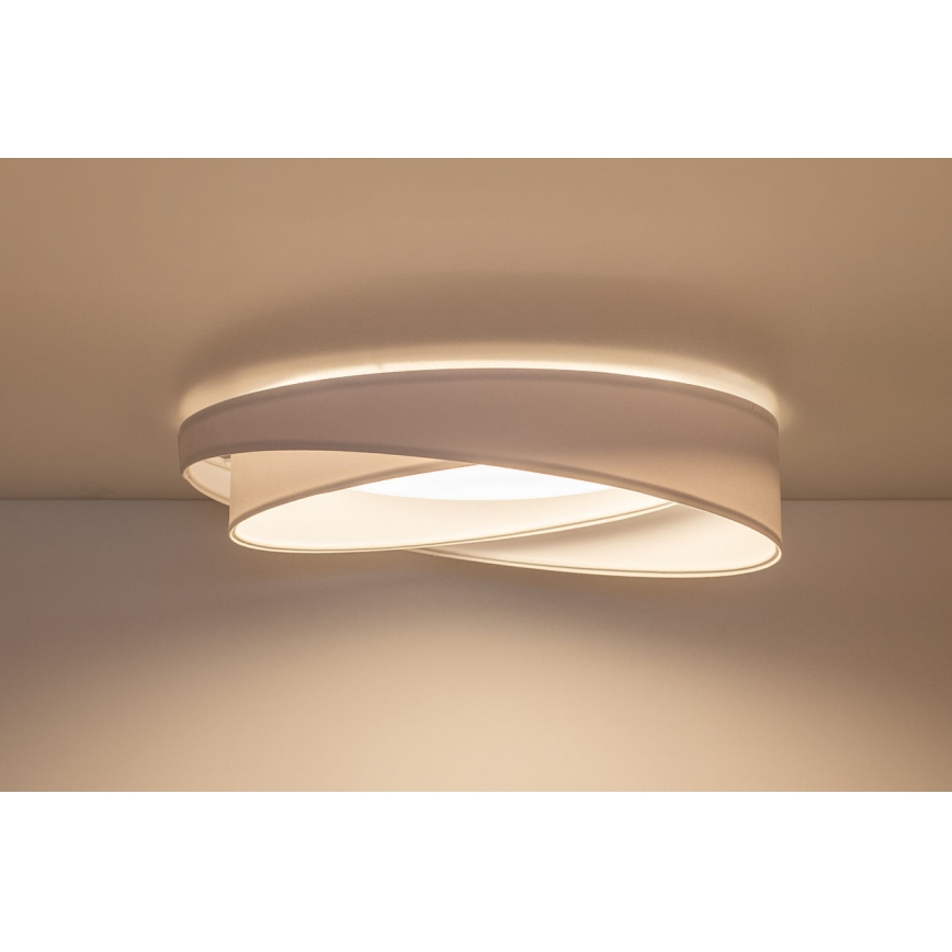LED-takarmatur GALAXY MODERN LED/24W/230V Ø 55 cm vit