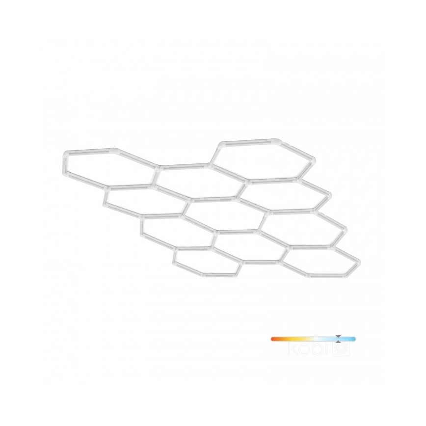LED takarmatur HEXLINE LED/513W/230V 6500K 300x516 cm vit