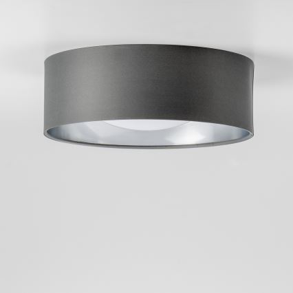 LED-takarmatur LED/12W/230V Ø 32 cm grå/silver