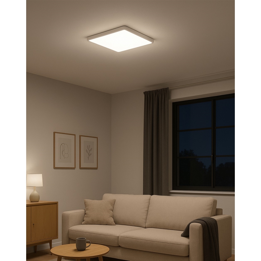 LED takarmatur LED/32W/230V 3000/4000/6500K 40x40 cm vit