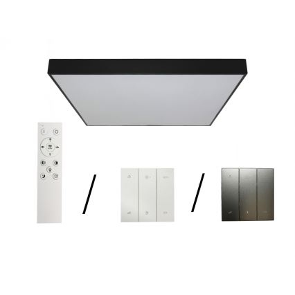 LED takarmatur LED/480W/230V 3000/4000/6500K 120x120 cm svart