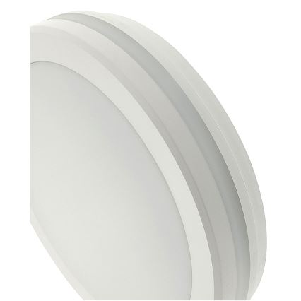 LED taklampa för badrum med rörelsesensor LED/20W/230V 3000/4000/6500K Ø 23 cm IP54 vit