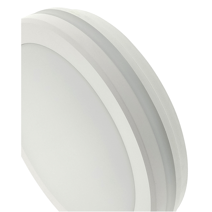 LED taklampa för badrum med rörelsesensor LED/20W/230V 3000/4000/6500K Ø 23 cm IP54 vit