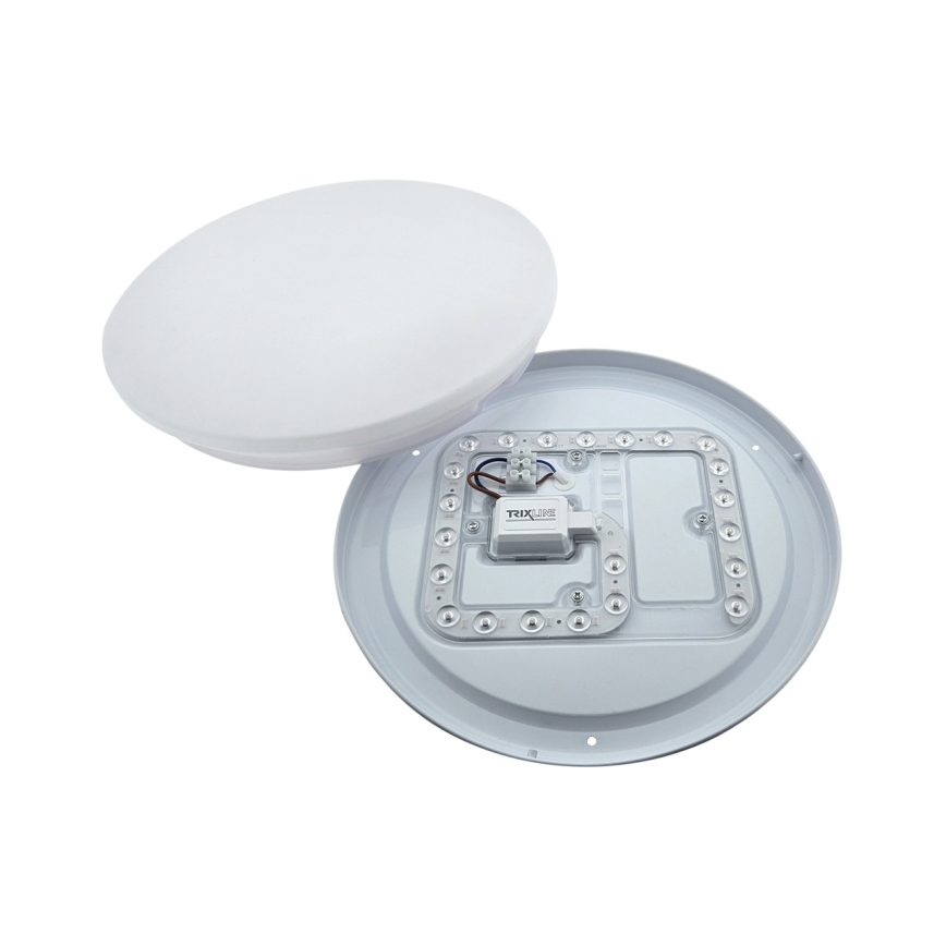 LED takarmatur med rörelsesensor LENA LED/18W/230V Ø 32,5 cm vit