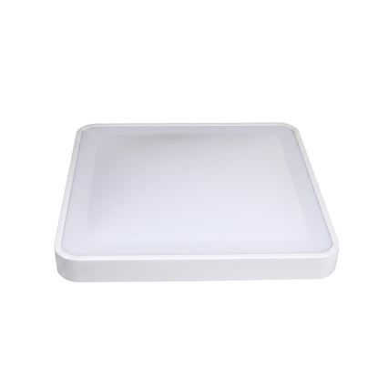 LED taklampa med rörelse- och skymningssensor WILTON LED/24W/230V 4000K 33x33 cm vit