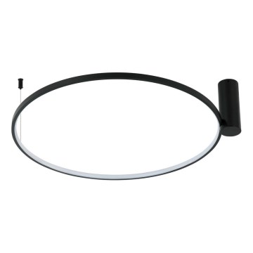 LED takarmatur RING S LED/50W/230V 3000/4000/6000K Ø 90 cm svart
