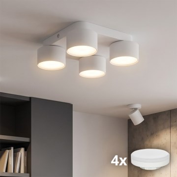 LED takarmatur SPACE 4xGX53/15W/230V vit