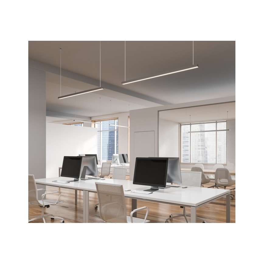 LED takarmatur, ytmonterad/hängande, KOLINE LED/40W/230V 3000/4000/6500K 120 cm vit