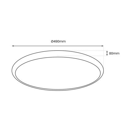 LED takbelysning för barn MOONCAT LED/34W/230V rosa