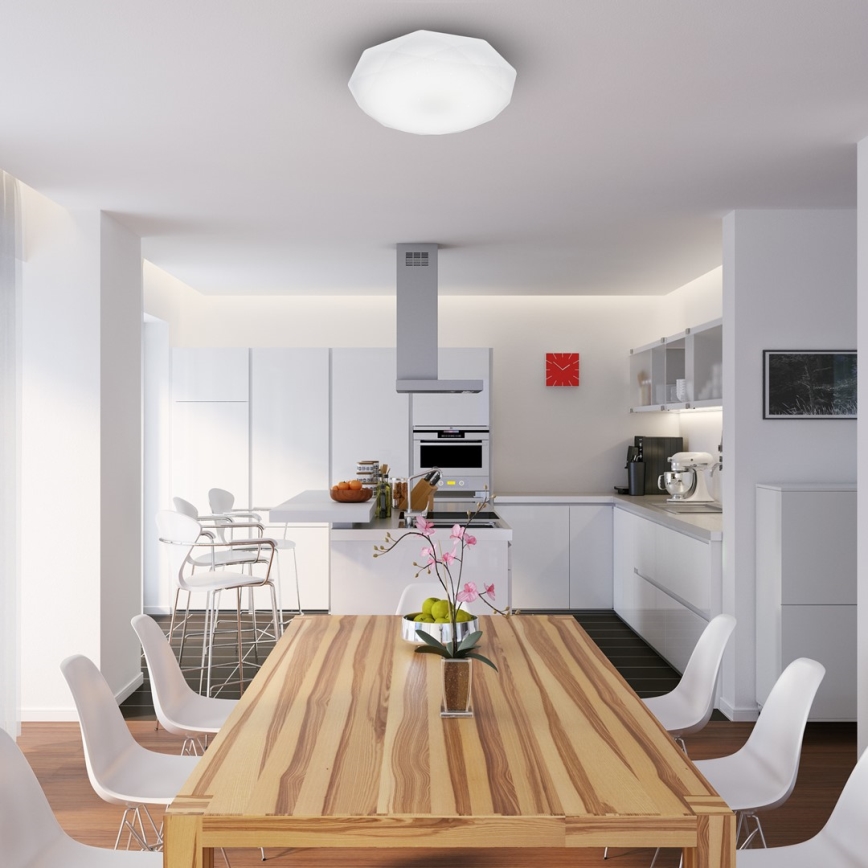 LED Takbelysning HEX LED/24W/230V