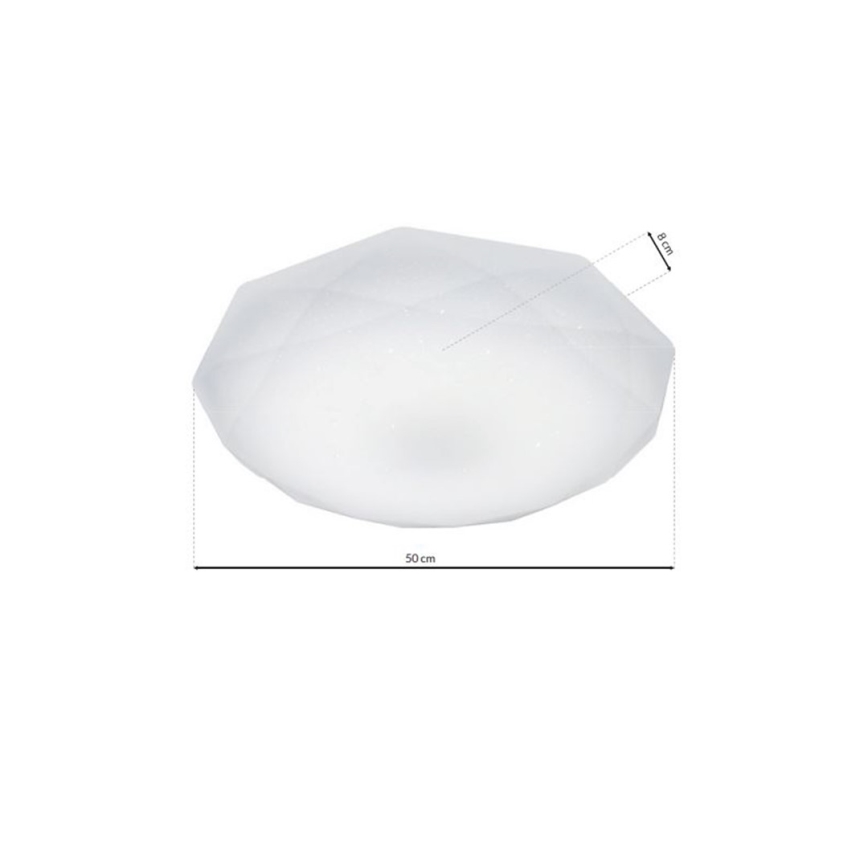 LED Takbelysning HEX LED/24W/230V