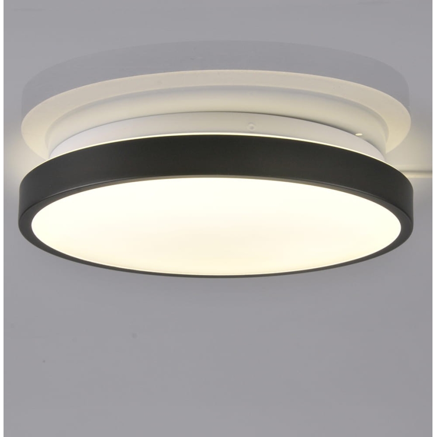 LED Takbelysning KERN LED/15W/230V svart