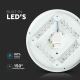 LED Takbelysning LED/18W/230V 31cm 3000K/4000K/6400K mjölkig