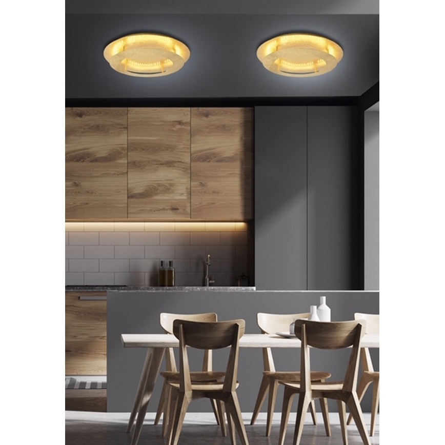 LED Takbelysning MERPLE LED/18W/230V guld