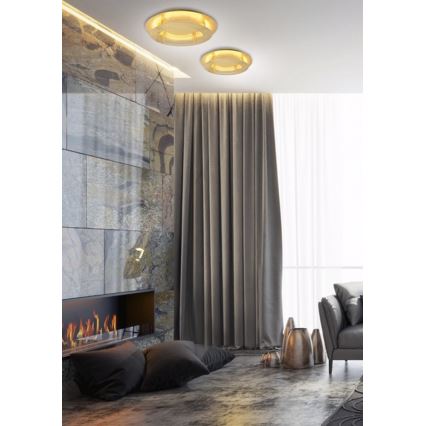 LED Takbelysning MERPLE LED/18W/230V guld