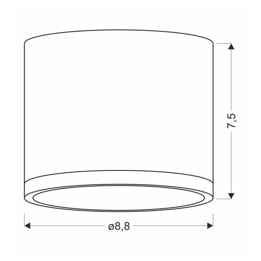 LED Takbelysning TUBA LED/9W/230V