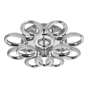 LED taklampa 12xLED/14W/230V 3000-5000K diameter 60 cm skinande krom