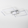 LED-taklampa 17W/230V mattkrom