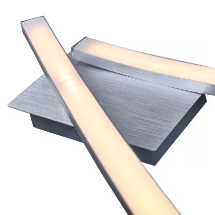 LED taklampa 2x LED/6W/230V 3000K matt krom